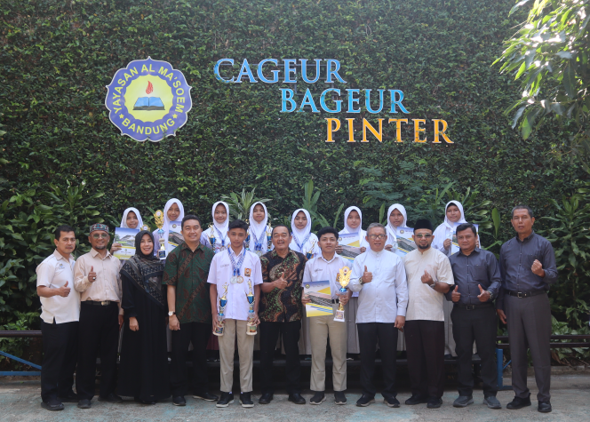 Empat Siswa SMP Al Ma'soem Juara MESSA 2023 Cabang Bulu tangkis