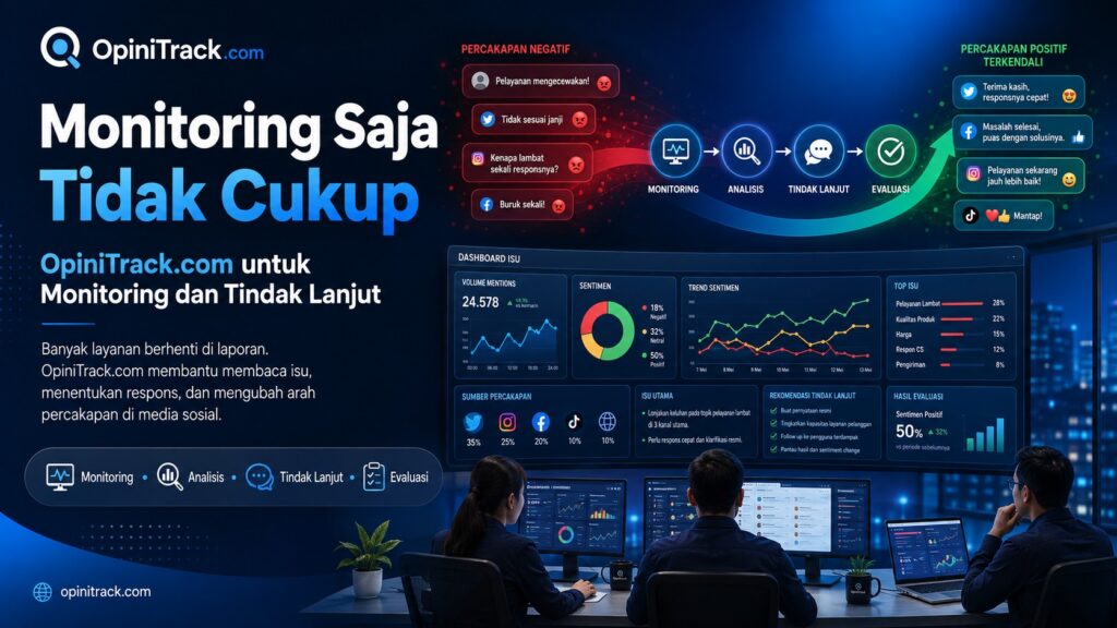 Mengapa Monitoring Media Sosial Saja Tidak Cukup Tanpa Tindak Lanjut?
